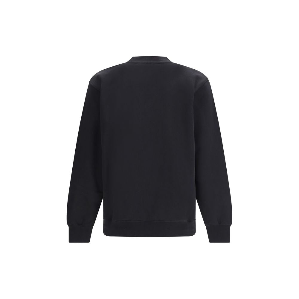 Black Cotton Sweatshirt