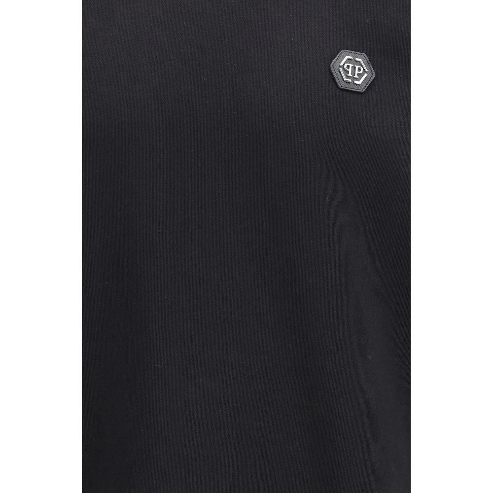 Black Cotton Sweatshirt