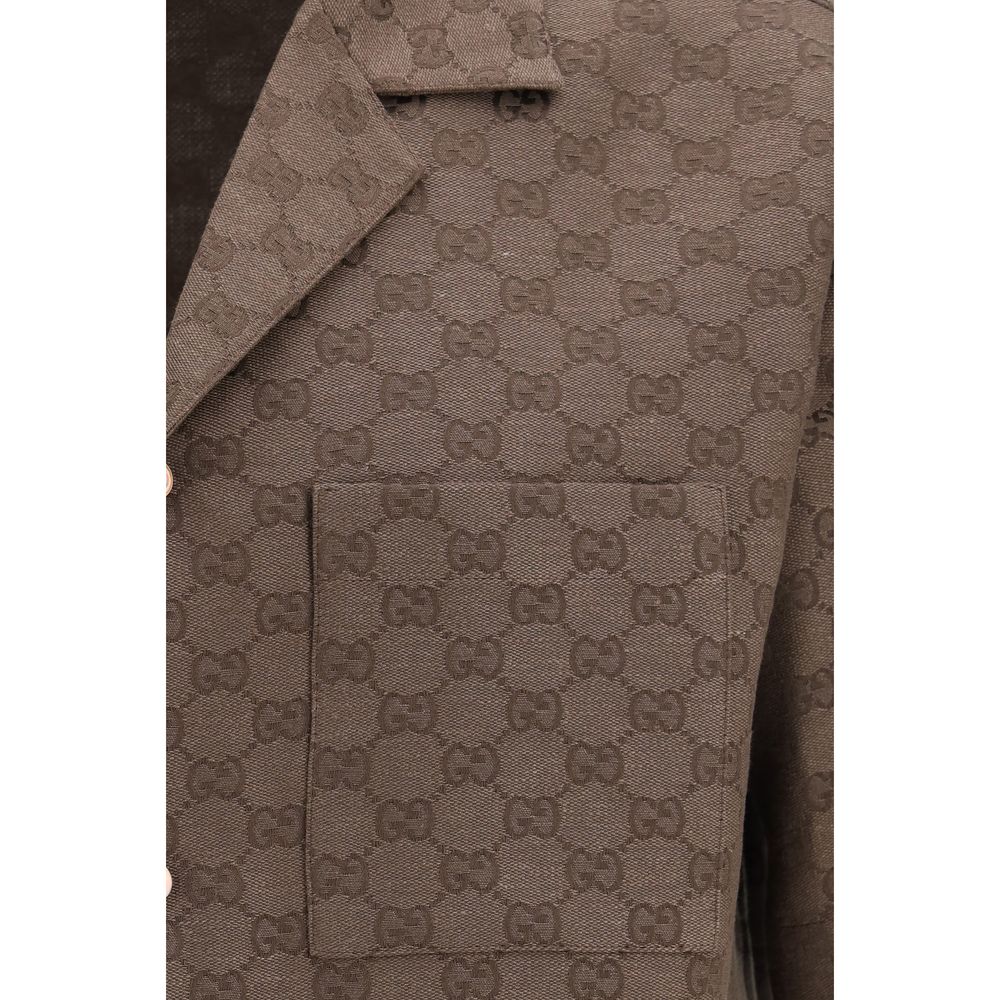 Brown Linen Shortsleeve Shirt