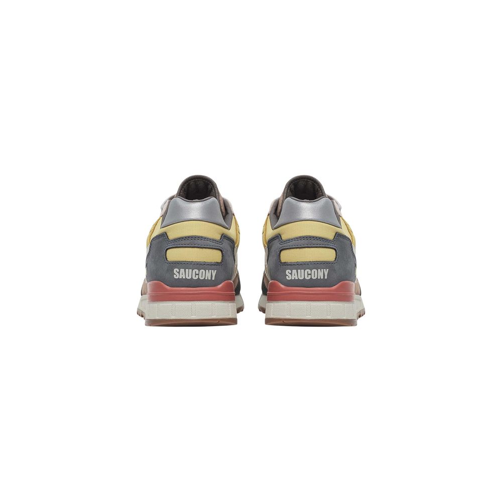 Beige Suede Leather Low Top Sneakers