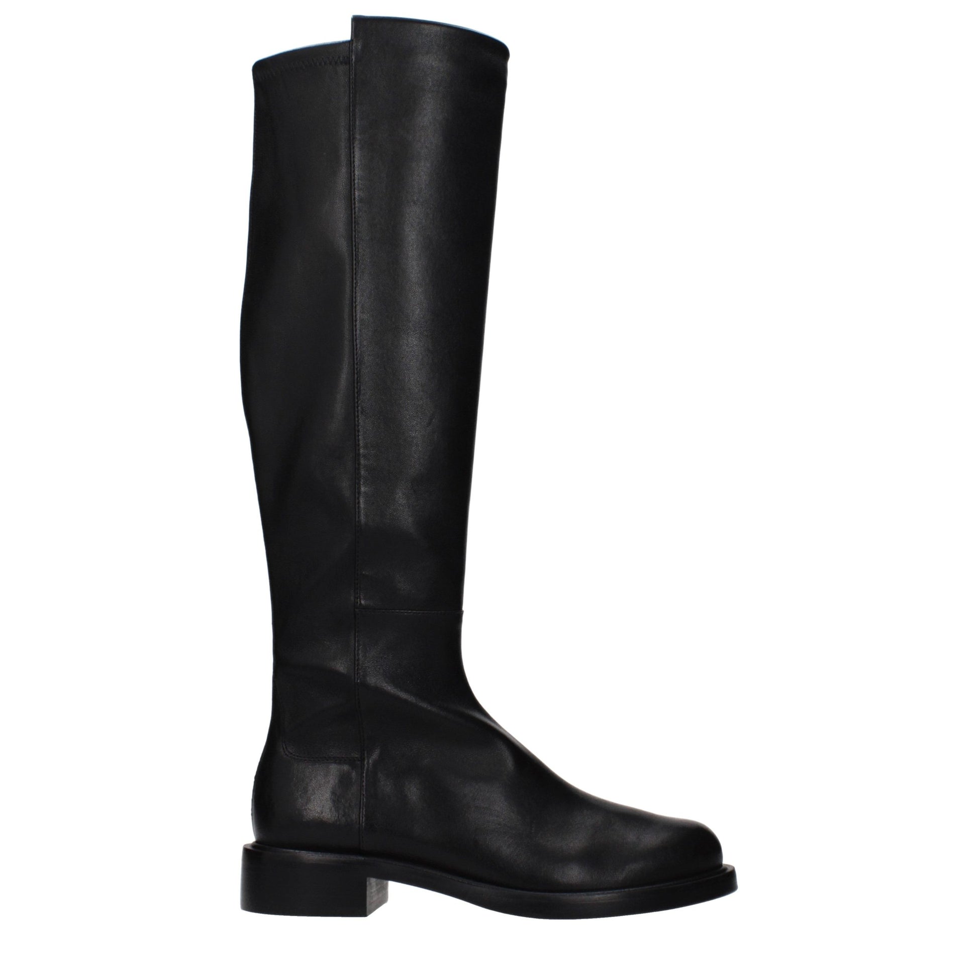 Black Leather Over The Knee