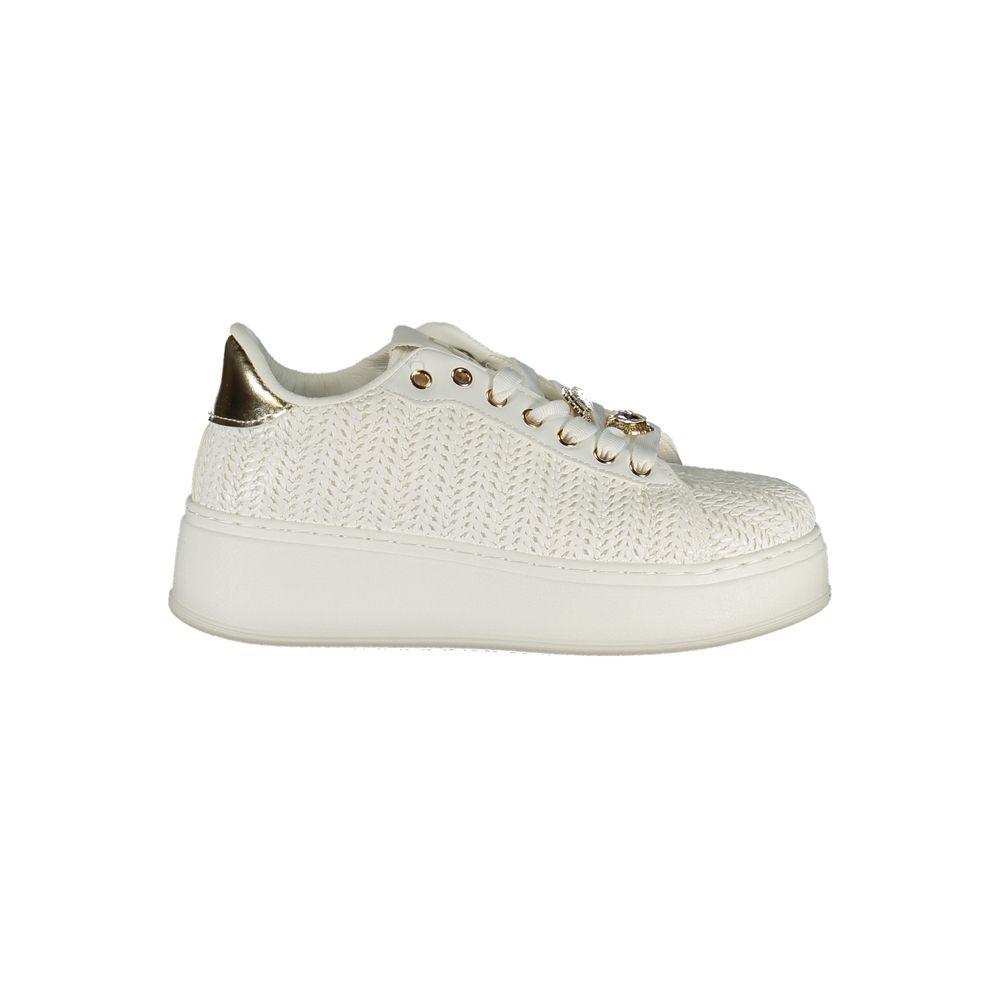 Bianco Polyurethane Women Sneaker