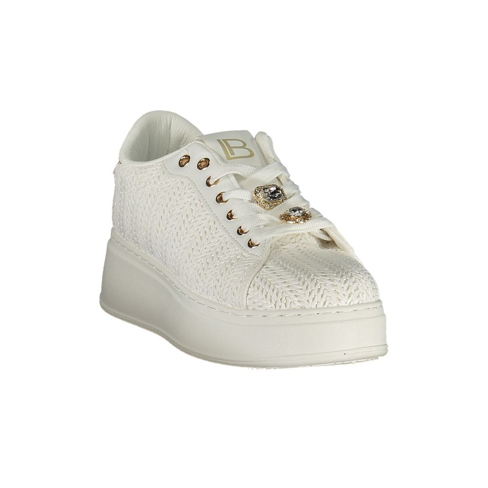 Bianco Polyurethane Women Sneaker