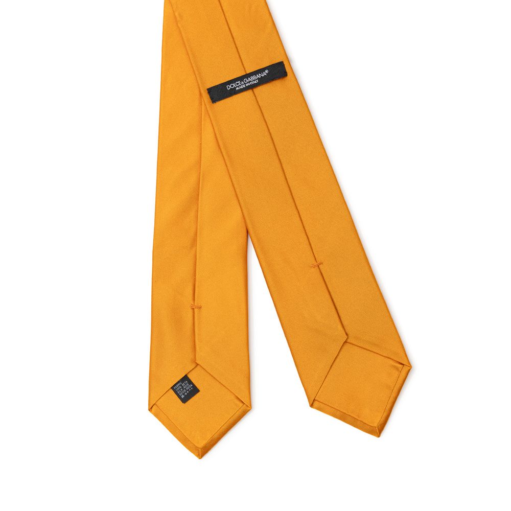 Orange Silk Tie