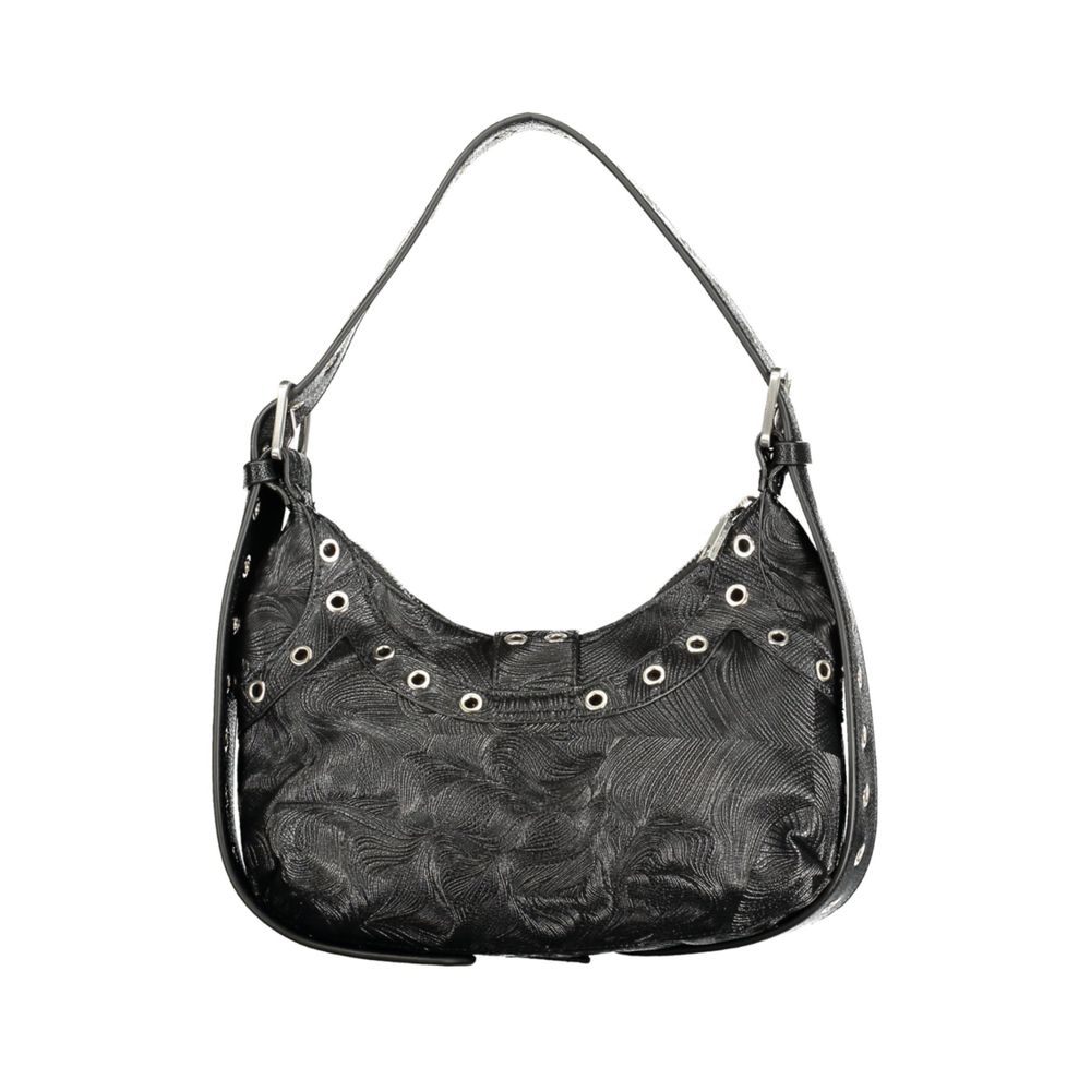 Black Polyurethane Women's Mini Bag