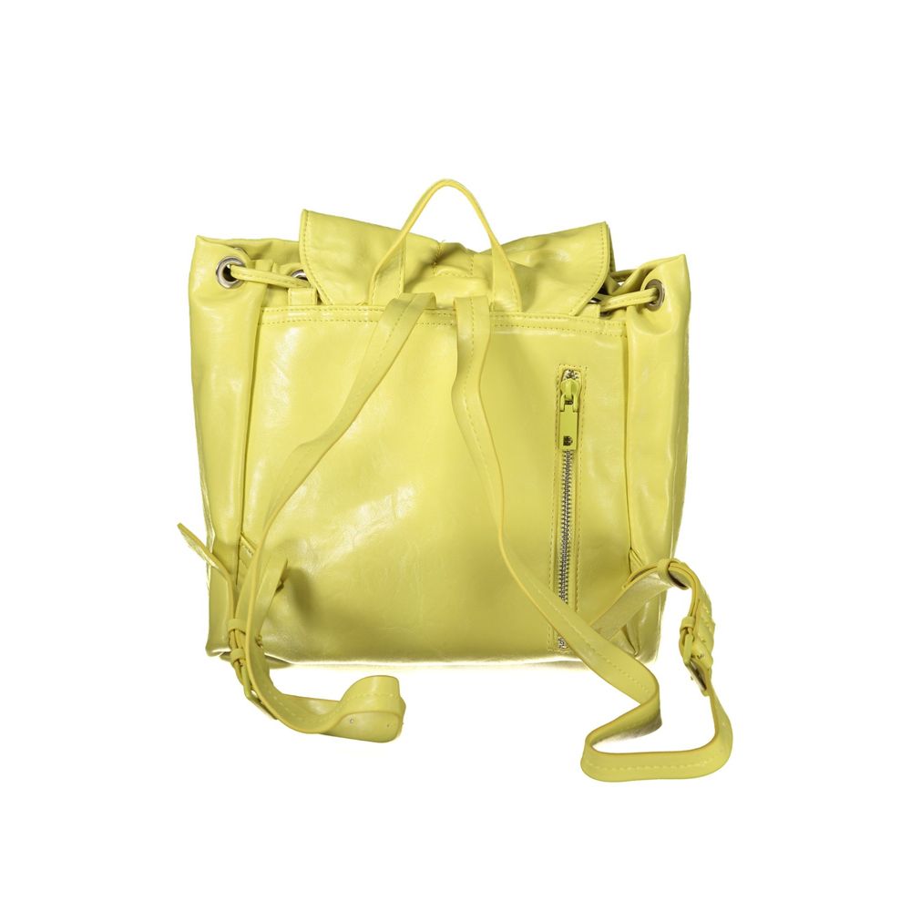 Yellow Polyethylene Backpack