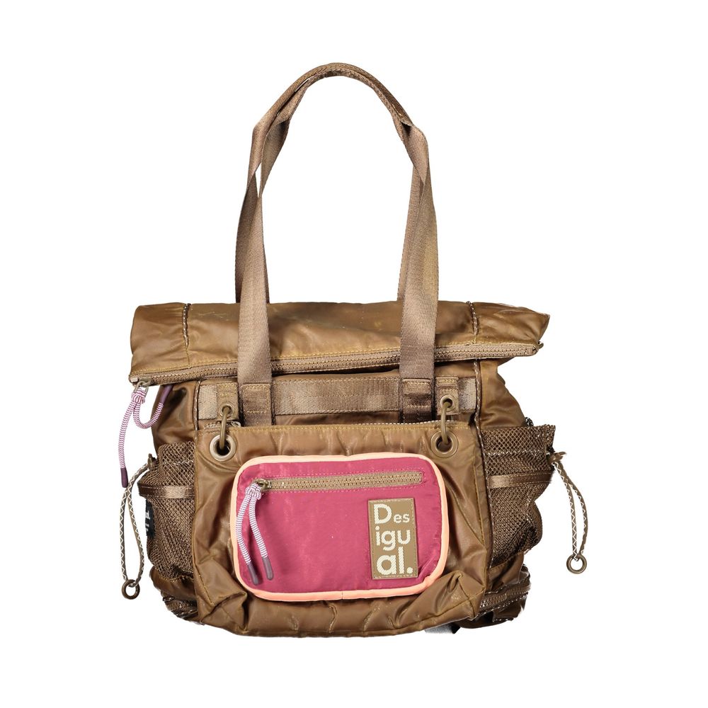 Marrone Poliestere Woman Backpack
