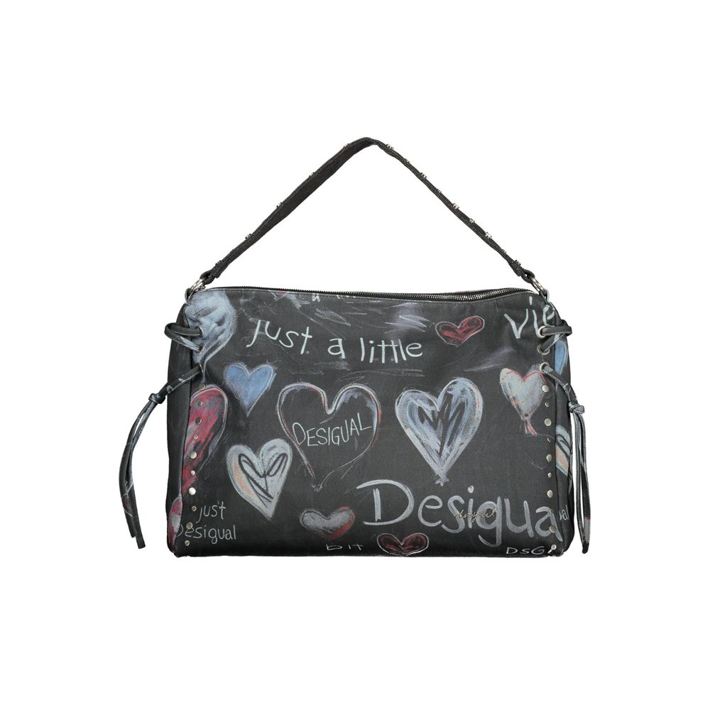 Black Cotton Women Handbag