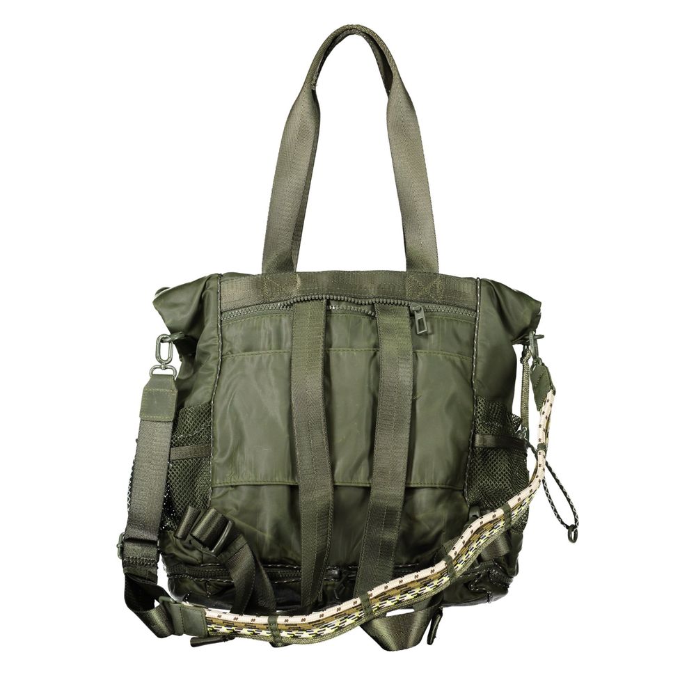 Verde Polyester Woman Backpack