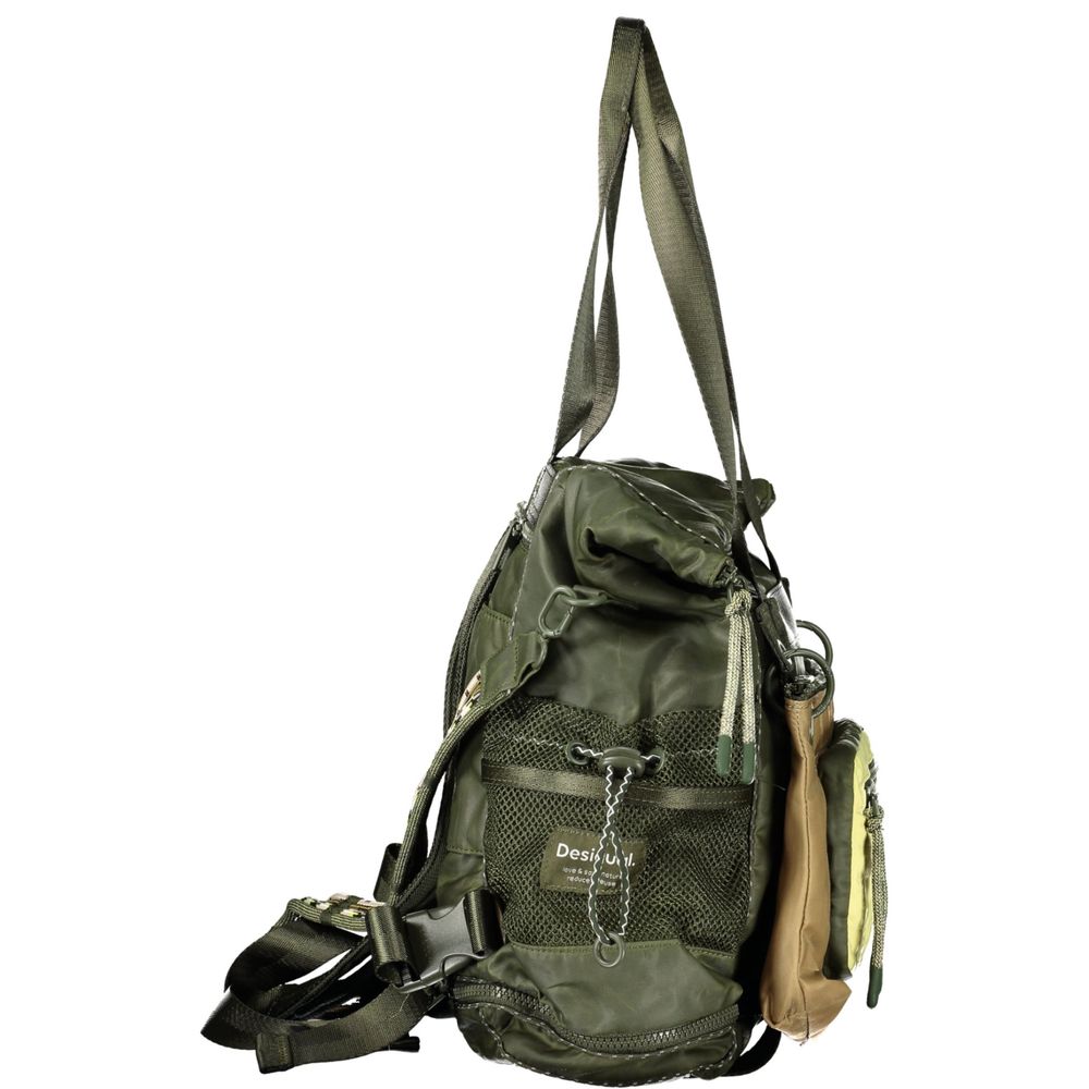 Verde Polyester Woman Backpack