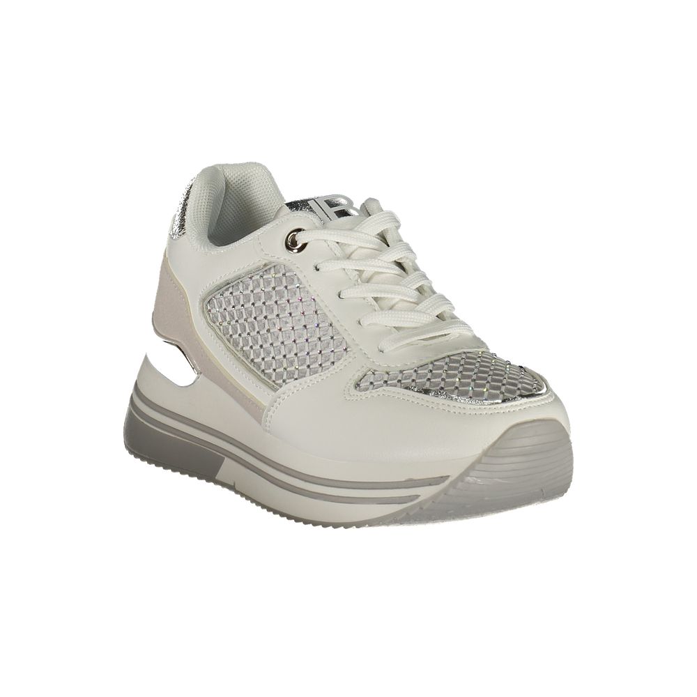 Bianco Polyurethane Women Sneaker