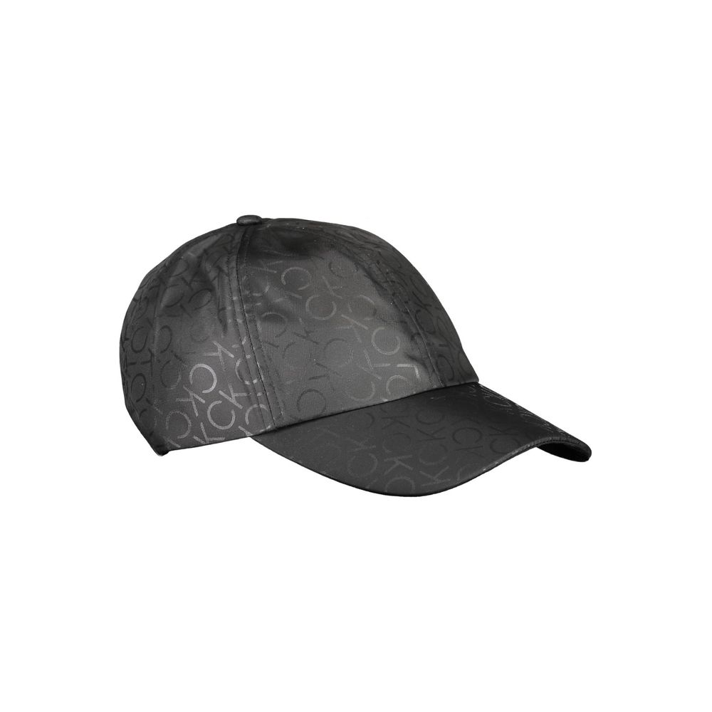 Black Polyester Men Cap