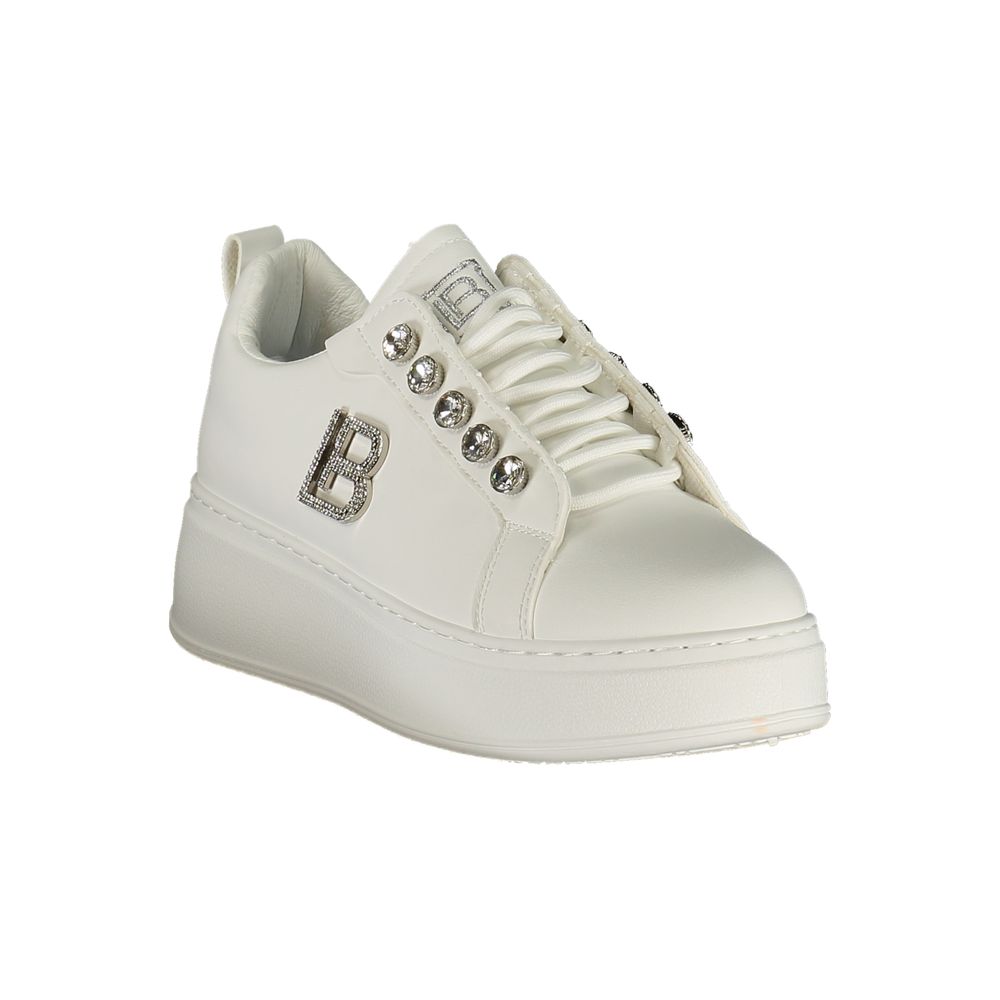 Bianco Polyurethane Women Sneaker