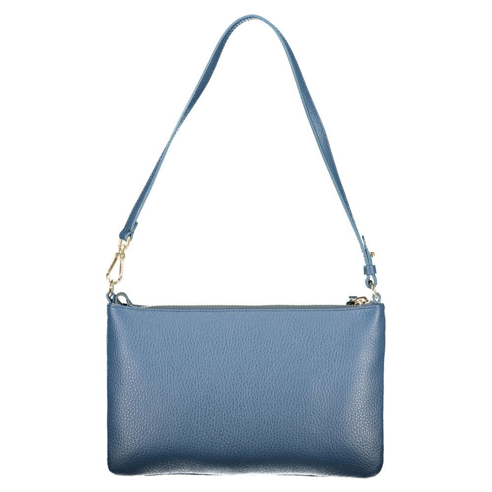 Blu Leather Woman Bag