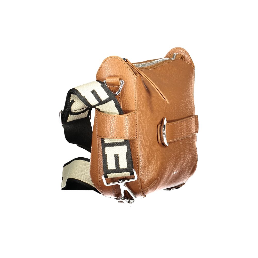 Marrone Leather Women Handbag