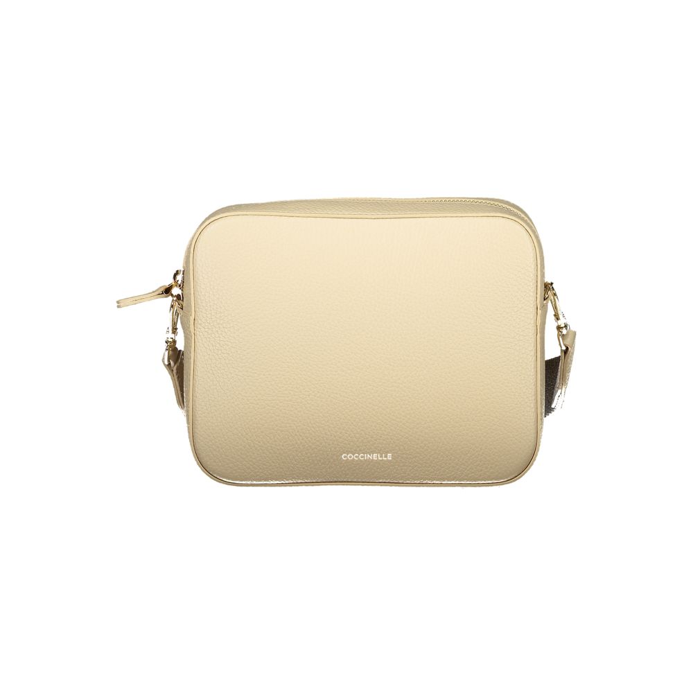 Beige Leather Handbag