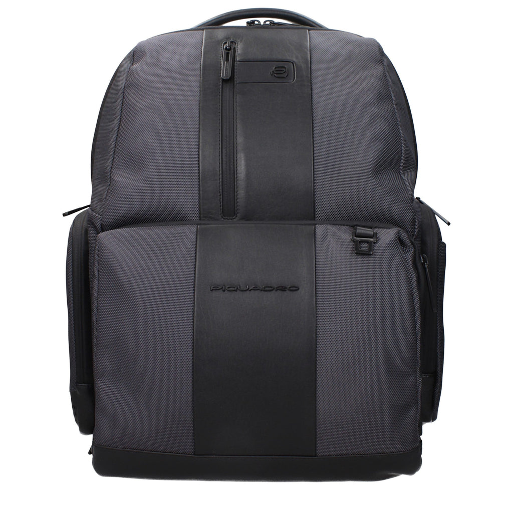 Gray Nylon Backpack