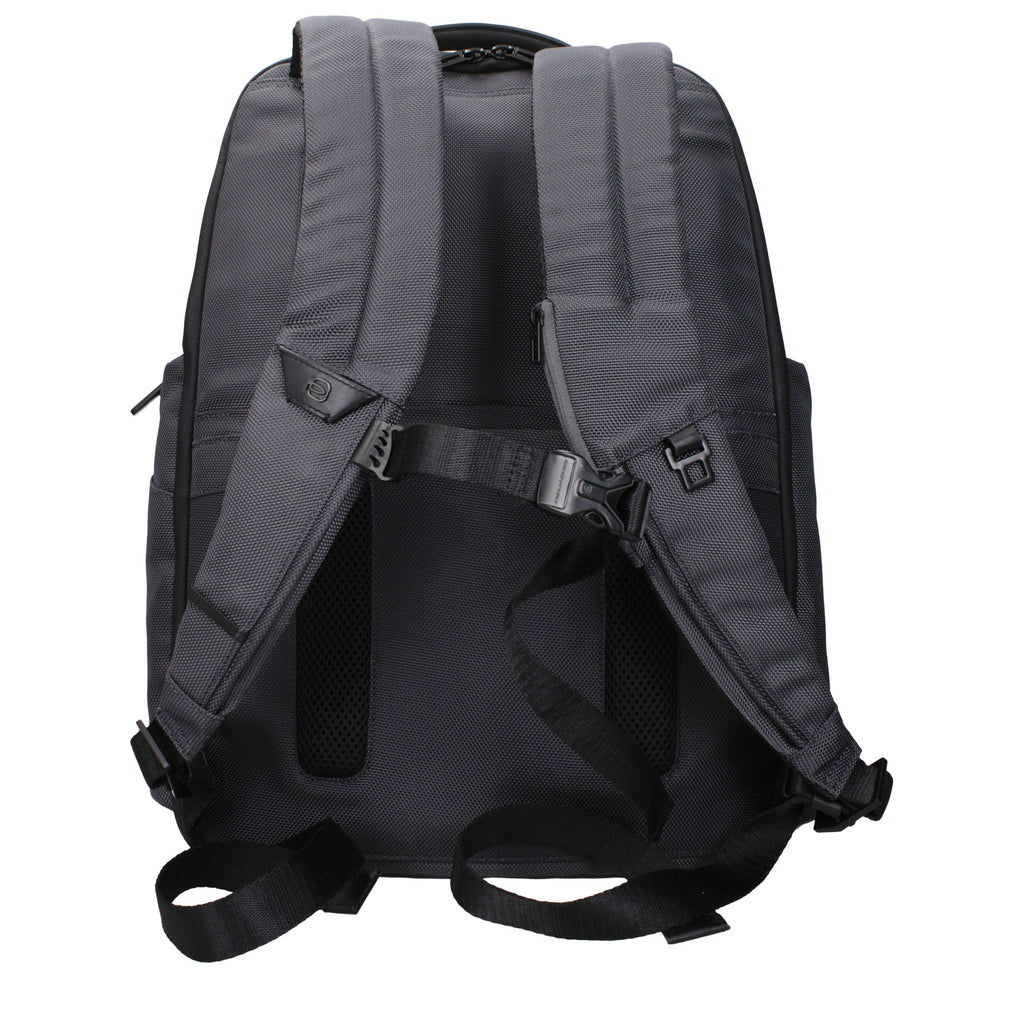 Gray Nylon Backpack