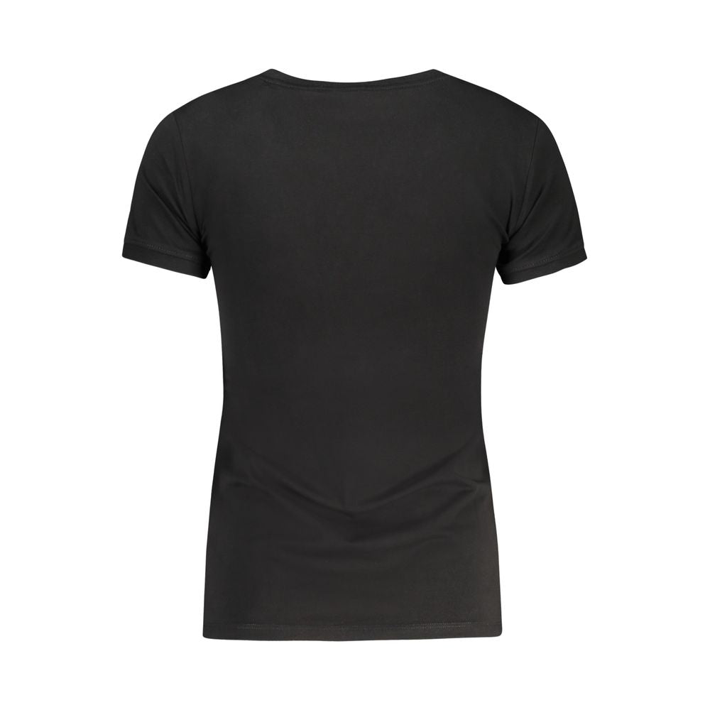 Black Cotton Women's T-Shirt