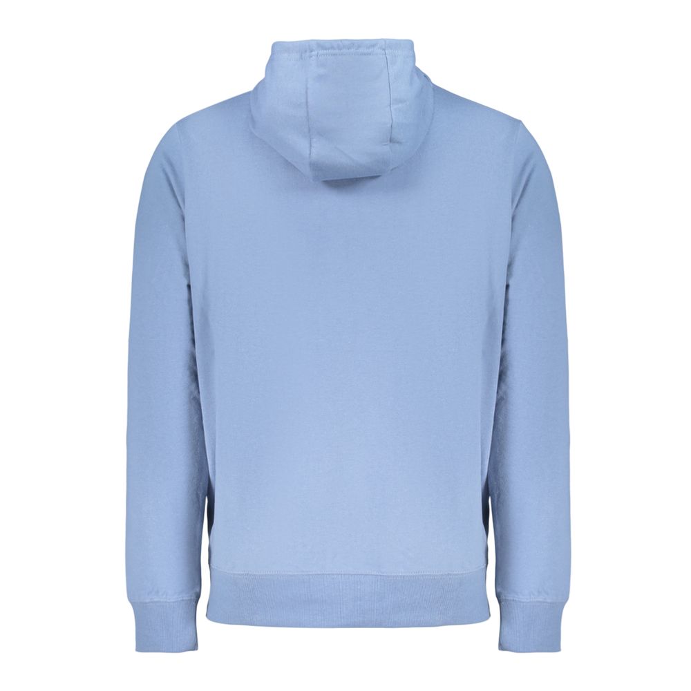 Blue Cotton Men's Hoodie