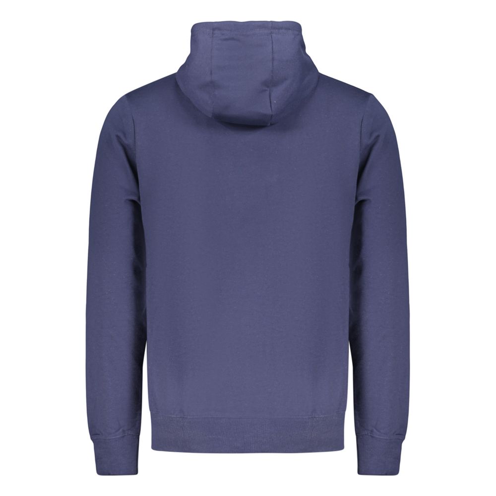 Blue Cotton Men's Hoodie