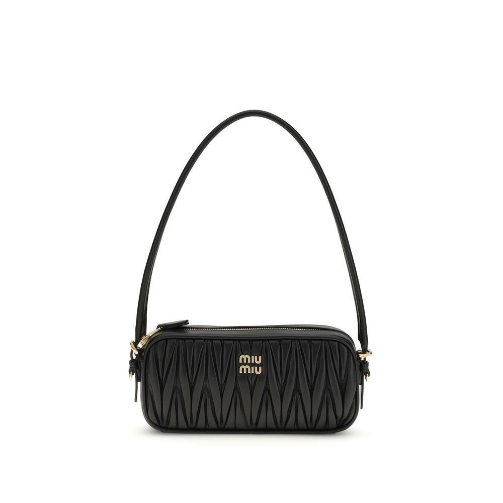 Black Calf Leather Bos Taurus Shoulder Bag