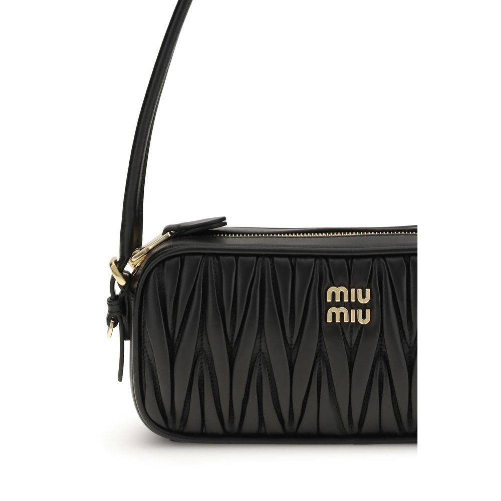 Black Calf Leather Bos Taurus Shoulder Bag
