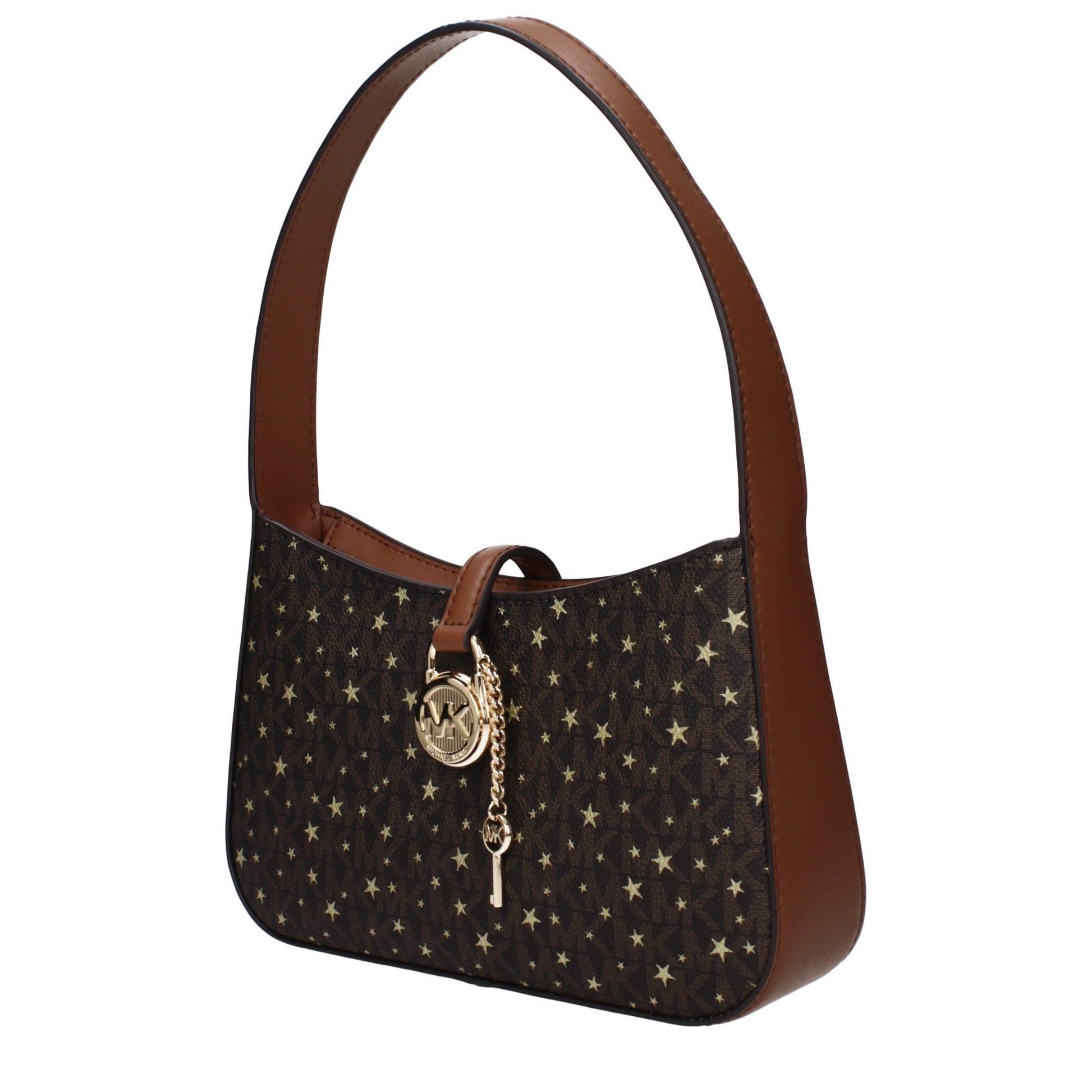 Brown Fabric Handbag
