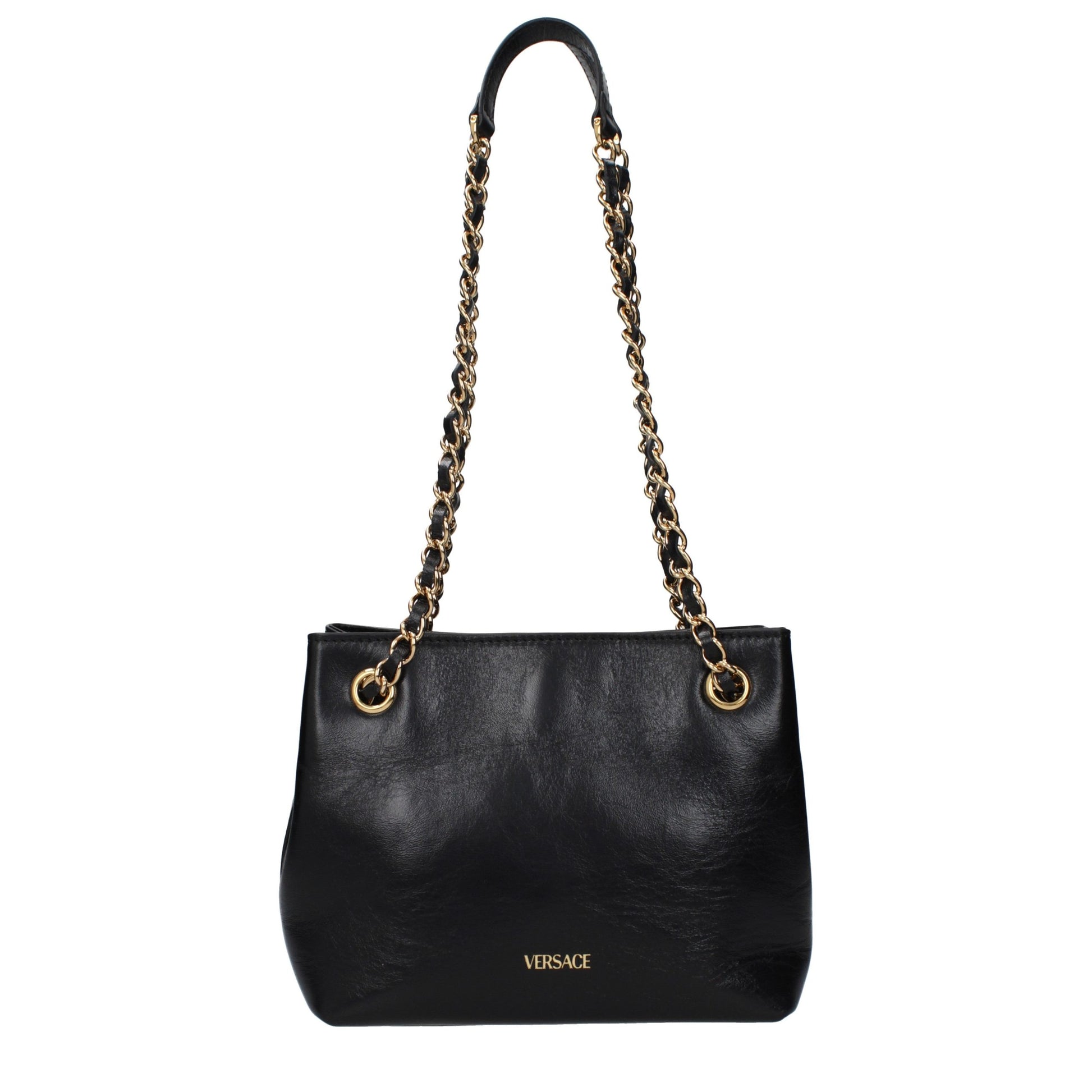 Black Leather Shoulder Bag