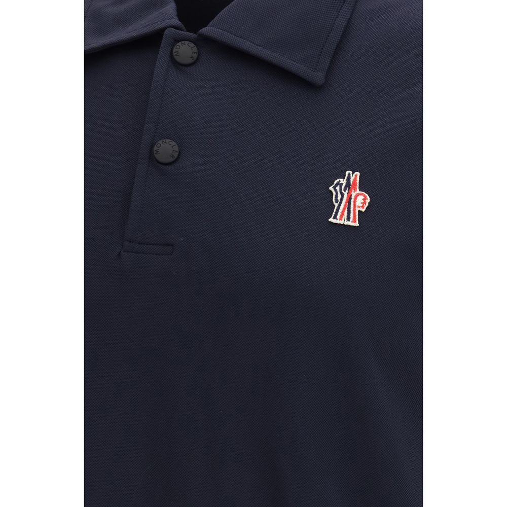 Blue Polyamide Polo Shirt