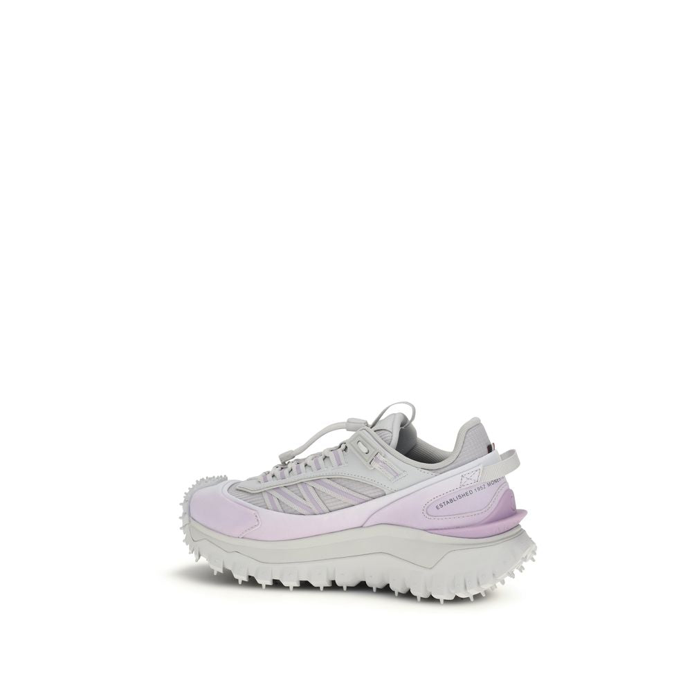Purple Polyamide Athletic Sneakers