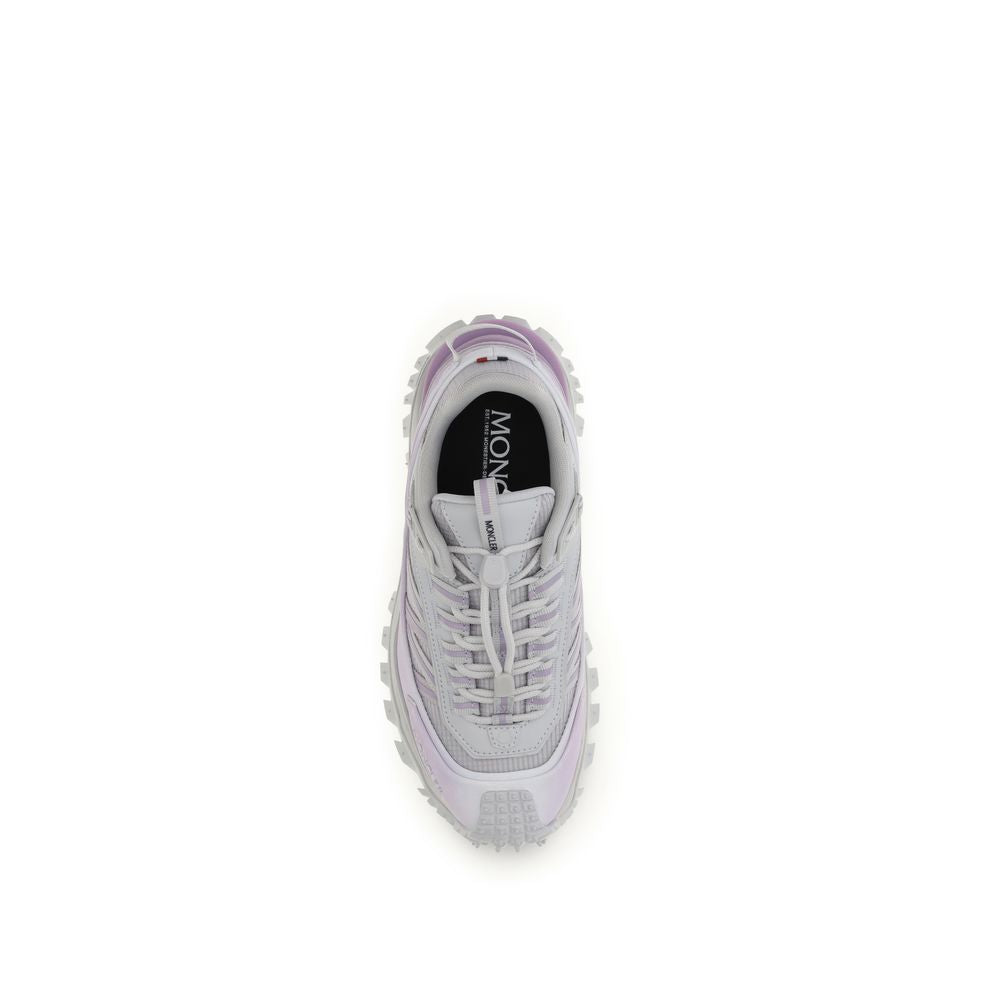 Purple Polyamide Athletic Sneakers