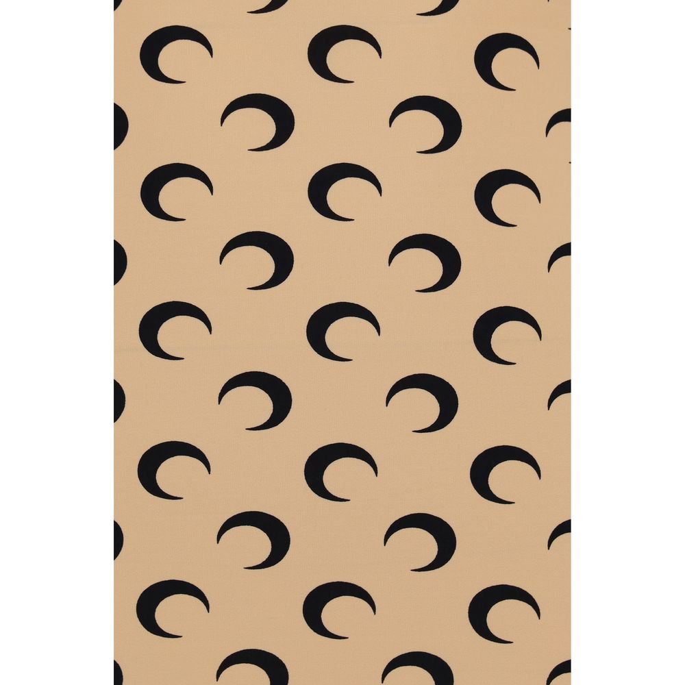 Beige Polyamide Long Sleeve T-Shirt