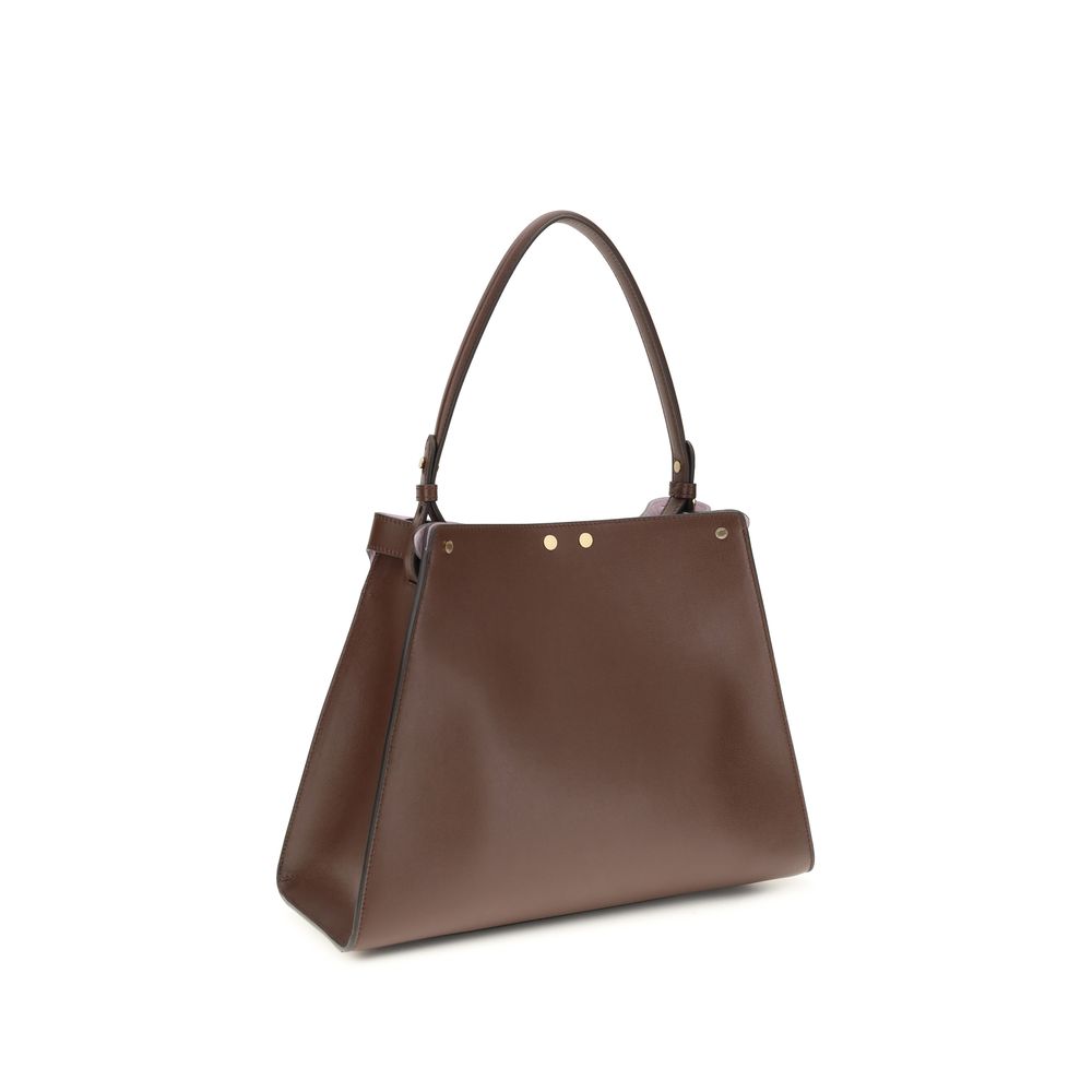 Brown Calf Leather Bos Taurus Shoulder Bag