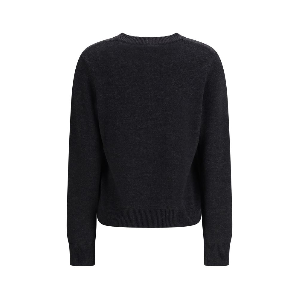 Gray Merino Wool Sweatshirt