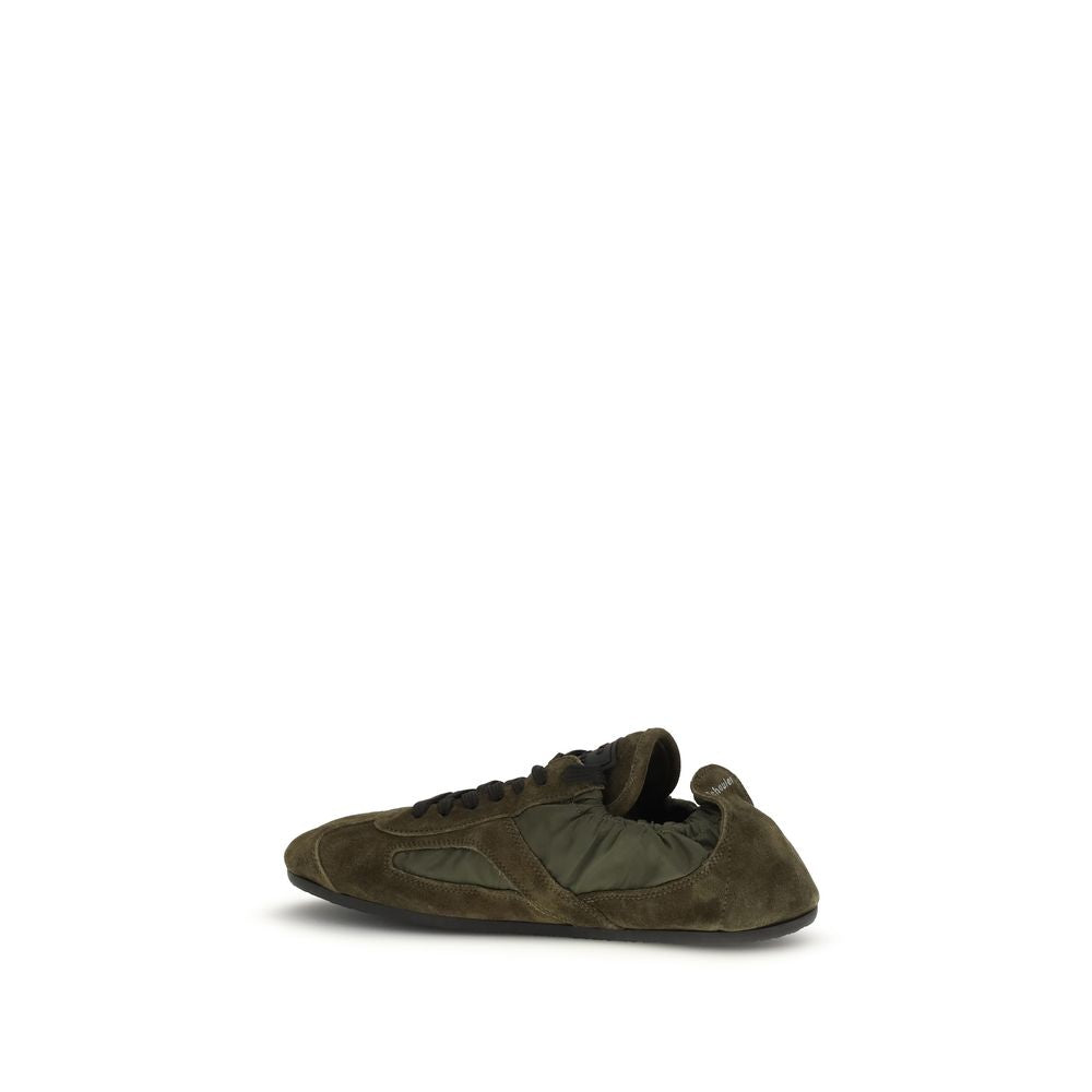 Bicolor Calf Leather Bos Taurus Low Top Sneakers