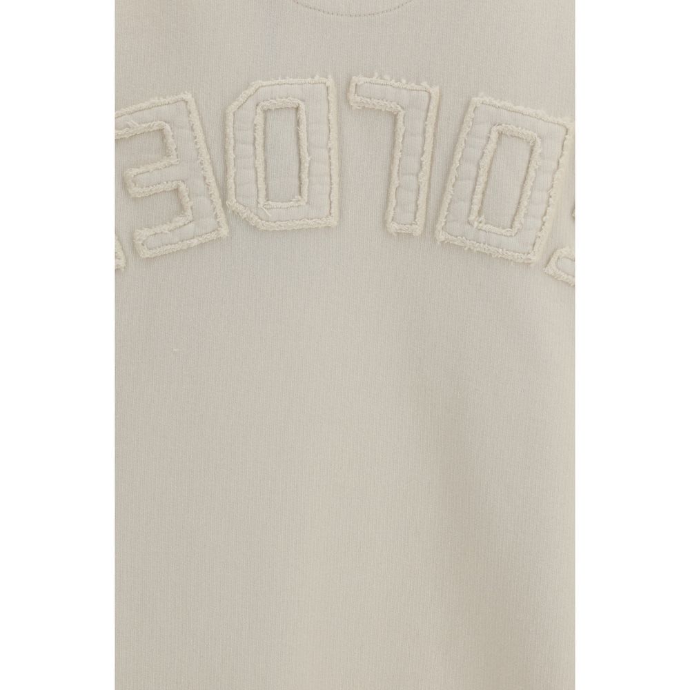 Beige Cotton Sweatshirt