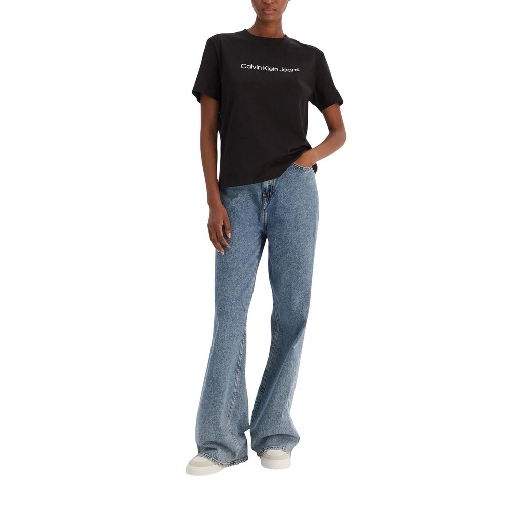 Black Cotton T-Shirt