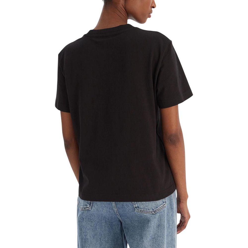 Black Cotton T-Shirt
