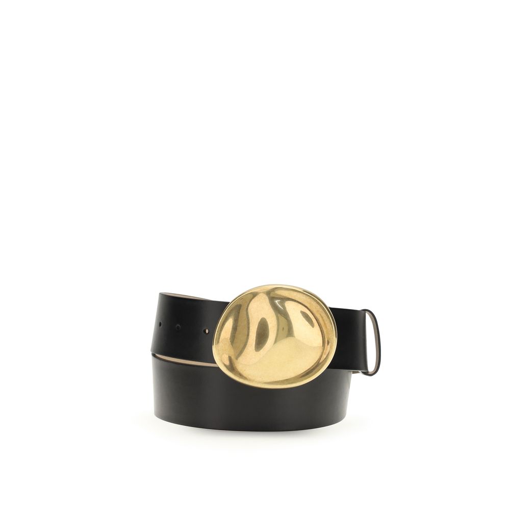 Black Calf Leather Bos Taurus Belt