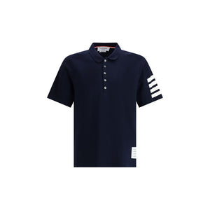 Blue Cotton Polo Shirt