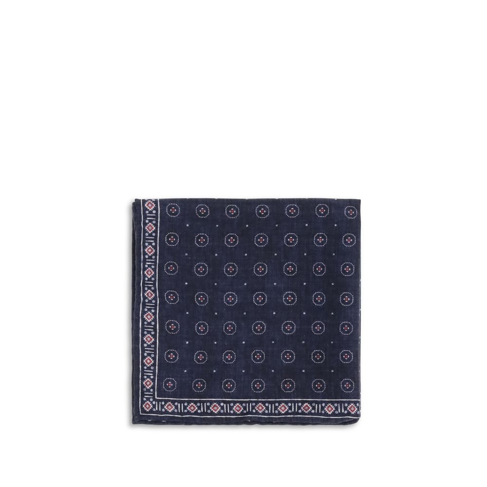 Blue Silk Handbag