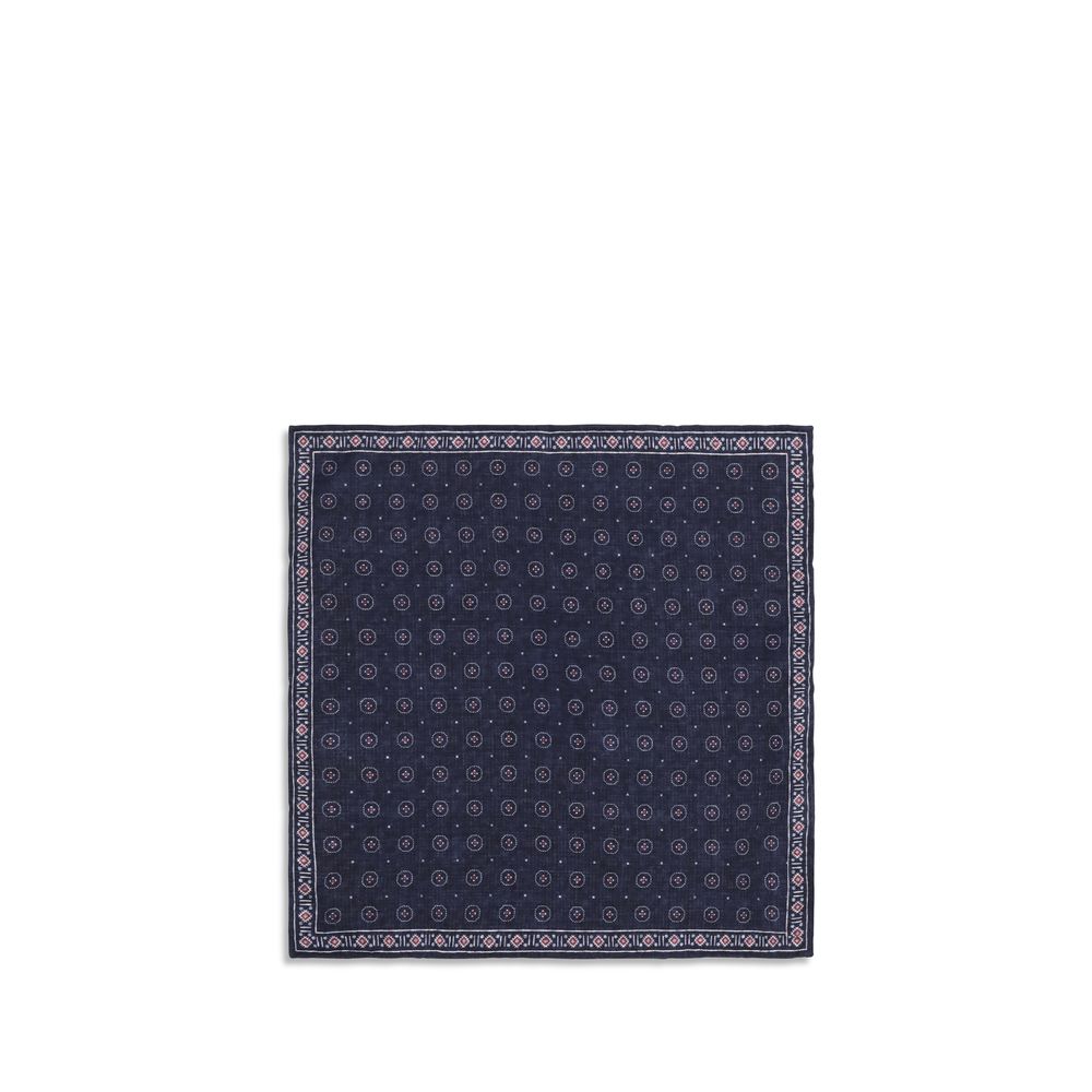 Blue Silk Handbag