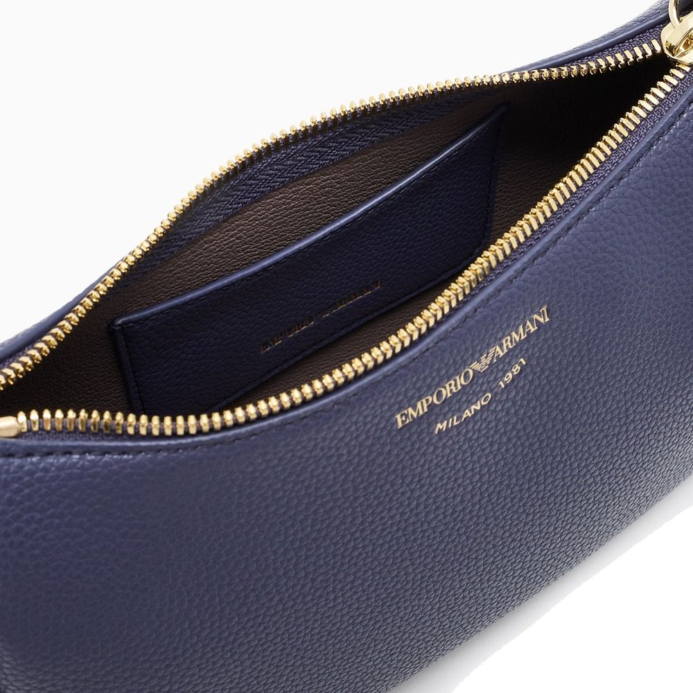 Blue Polyethylene Shoulder Bag