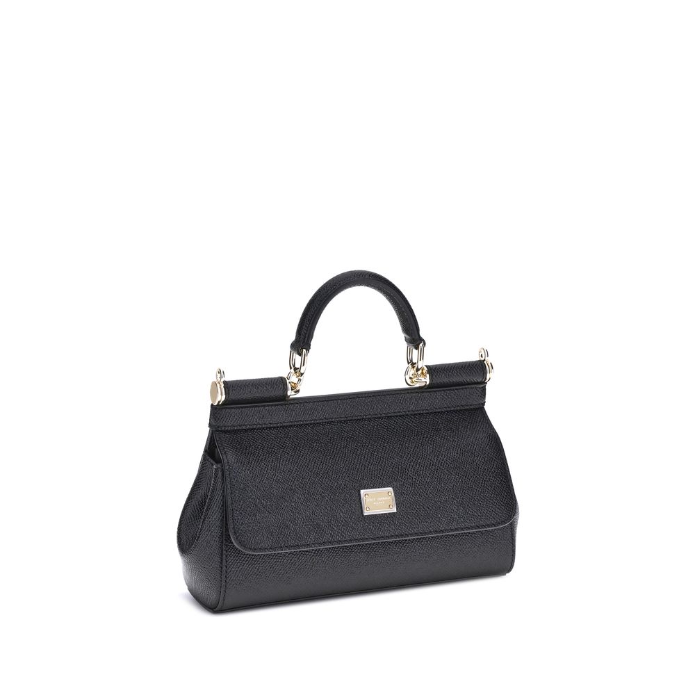 Black Calf Leather Bos Taurus Handbag