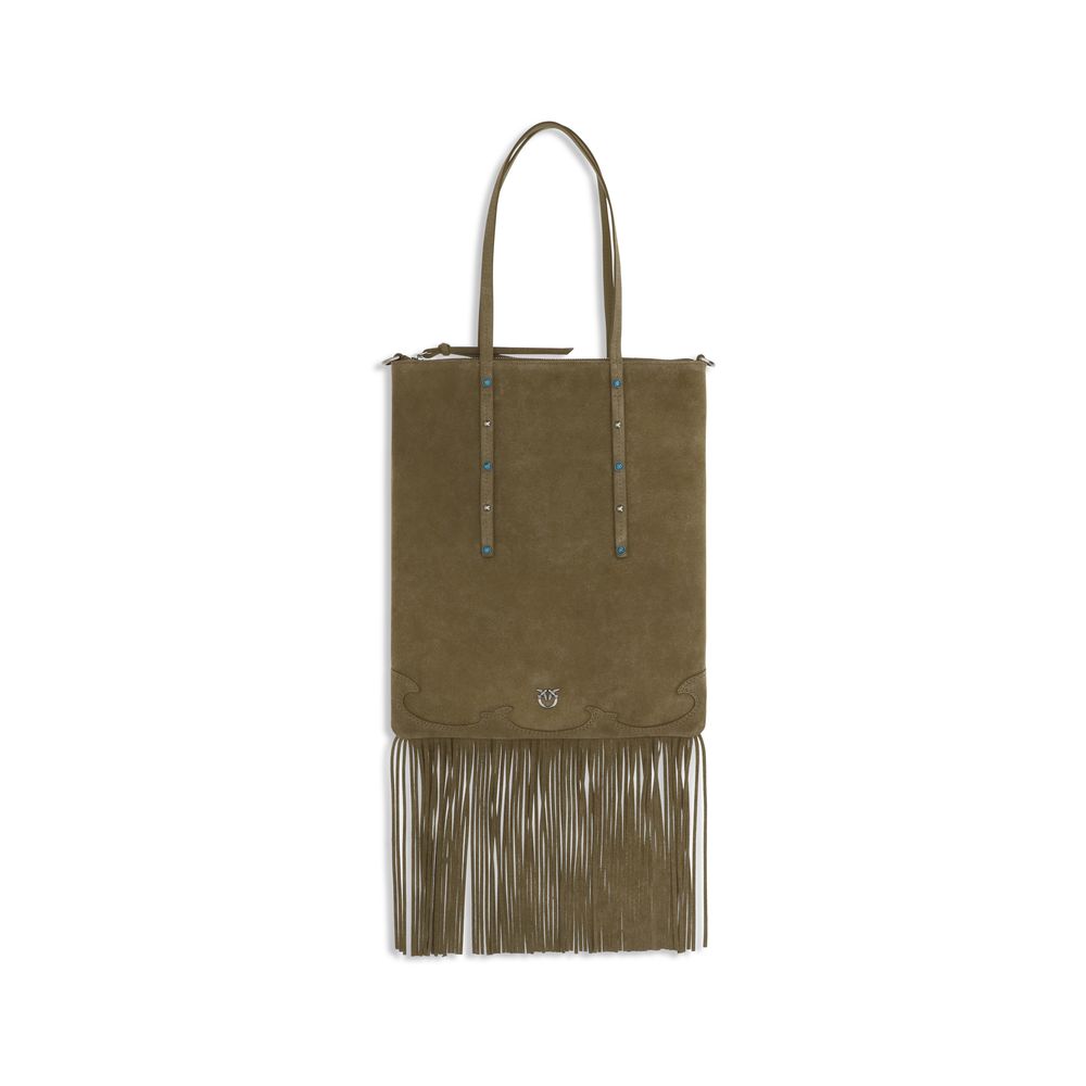 Bicolor Calf Leather Bos Taurus Shoulder Bag