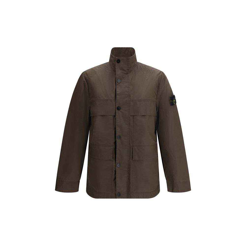 Brown Polyester Rain Coat