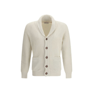 Beige Cotton Cardigan