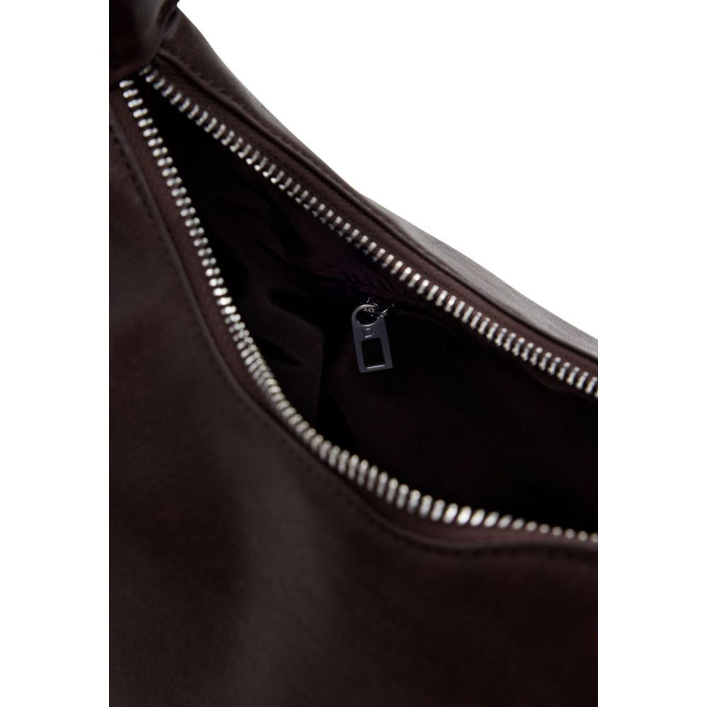 Brown Polyethylene Handbag