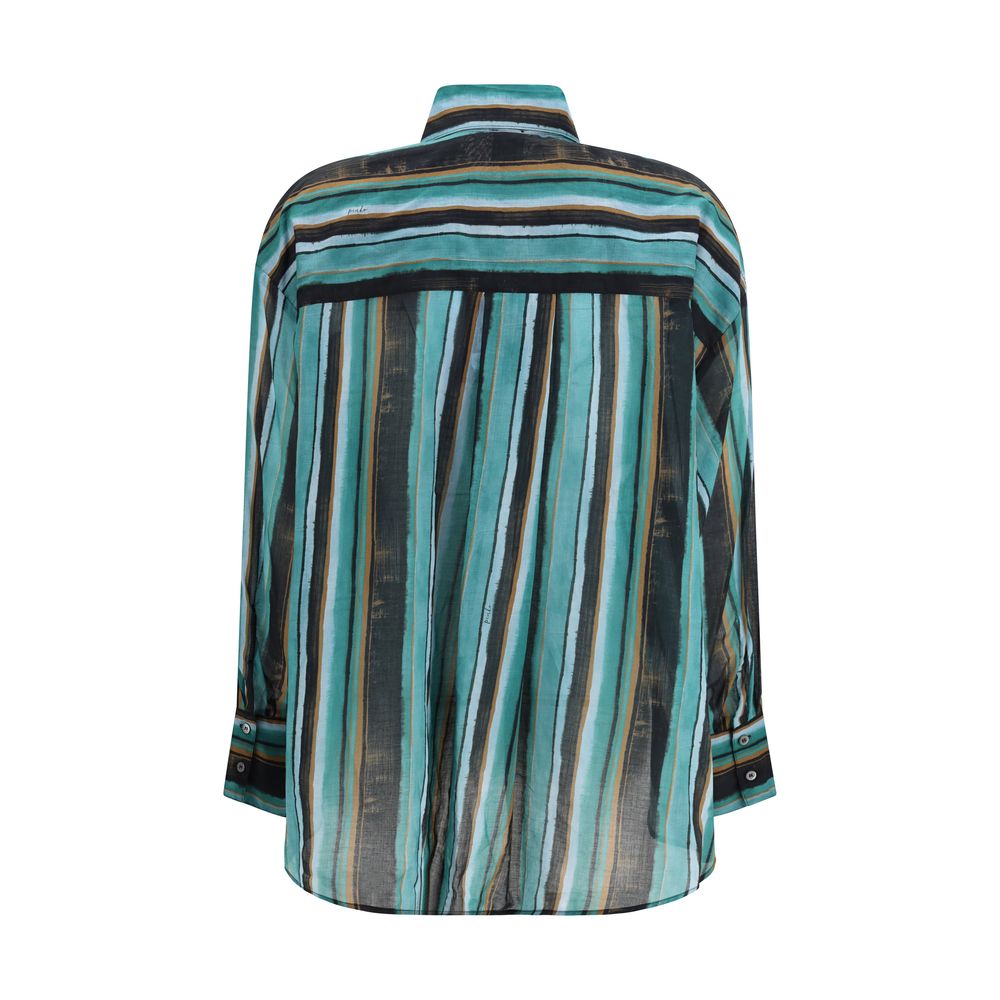 Multicolor Cotton Pattern Shirt